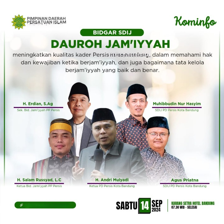 Dauroh Jamiyyah SDIJ PD PERSIS Provinsi Sulawesi Barat